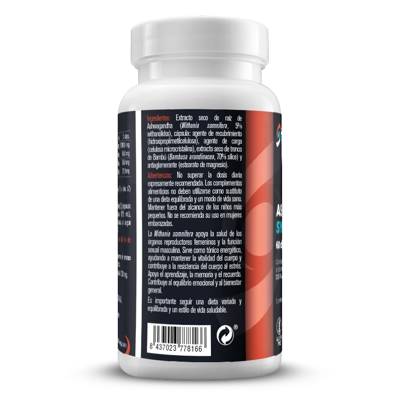 Ashwagandha Synestia (60 cáps.) - Imagen 3