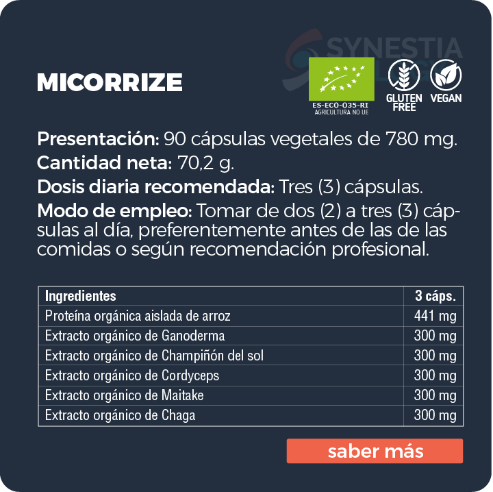 Micorrize (780mg-90 cáps) - Imagen 2