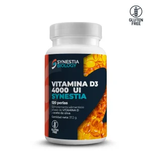 Vitamina D3 4000 UI Synestia (120 perlas - 310 mg)