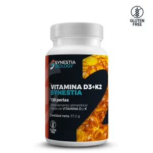 Vitamina D3+K2 Synestia (120 perlas - 310 mg)