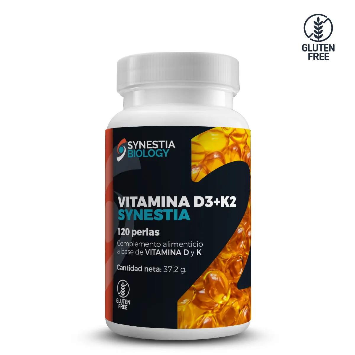 Vitamina D3+K2 Synestia (120 perlas - 310 mg)