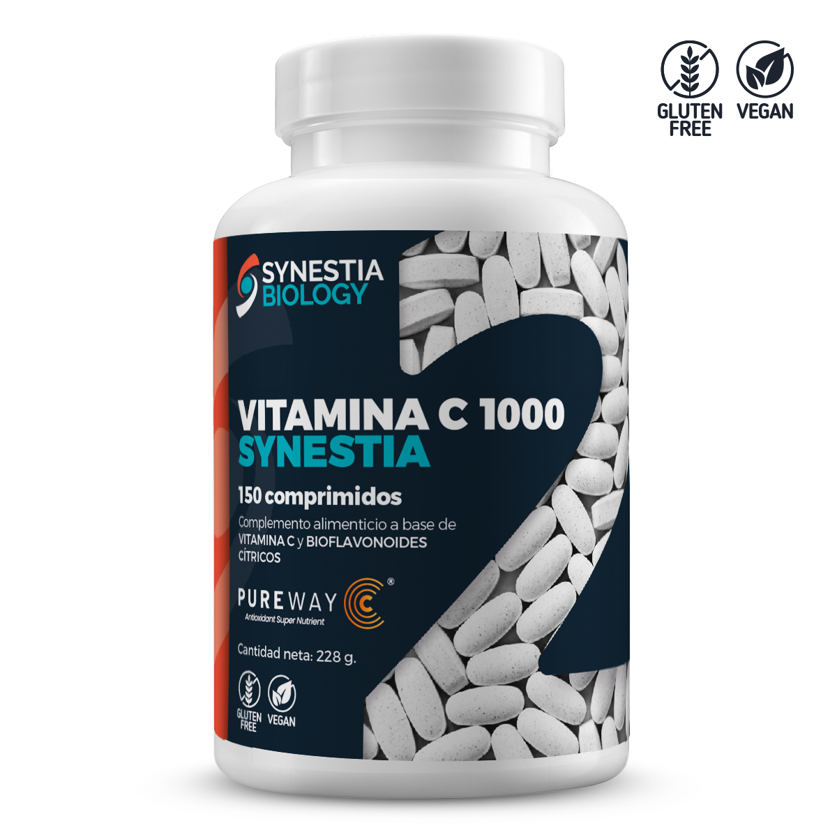 Vitamina C 1000 Synestia Pureway-C® - Imagen 2