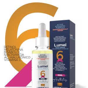 Lumel® Sérum Noche 30ML: Antienvejecimiento y renovación avanzada para una piel radiantemente saludable